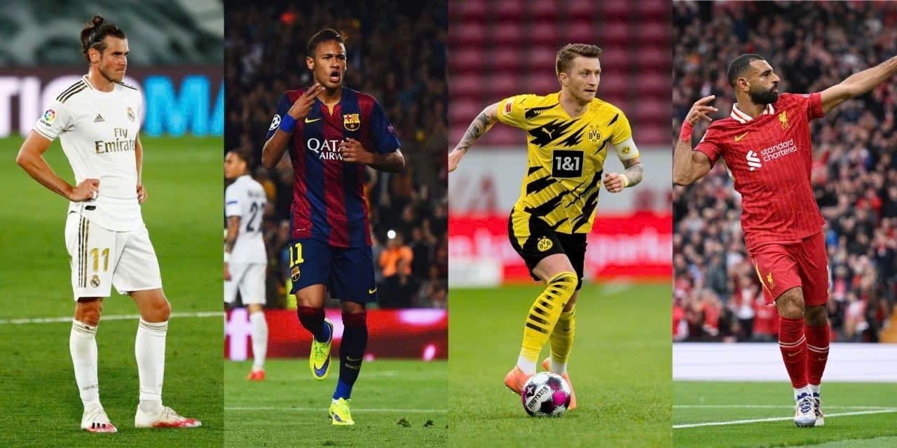 Hình ảnh biểu tượng của các cầu thủ nổi tiếng với sự nghiệp thành công