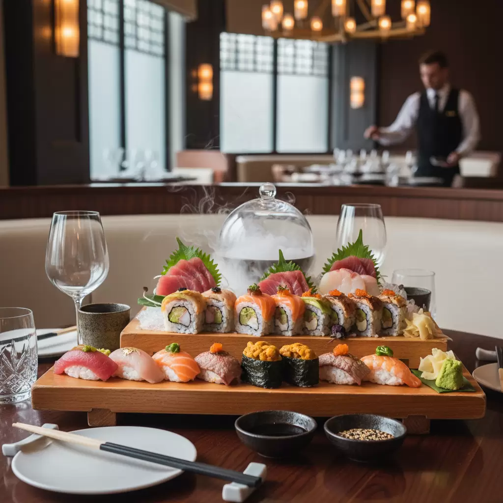 Nghệ thuật trình bày tinh tế và đẳng cấp của các Set Sushi cao cấp