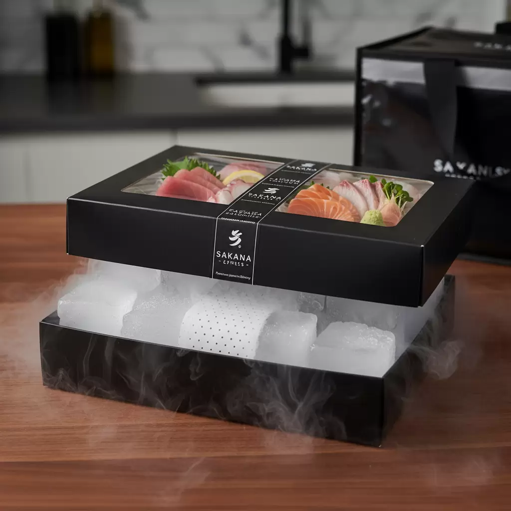 Quy trình đóng gói chuyên nghiệp là yếu tố quyết định chất lượng Sashimi khi giao hàng