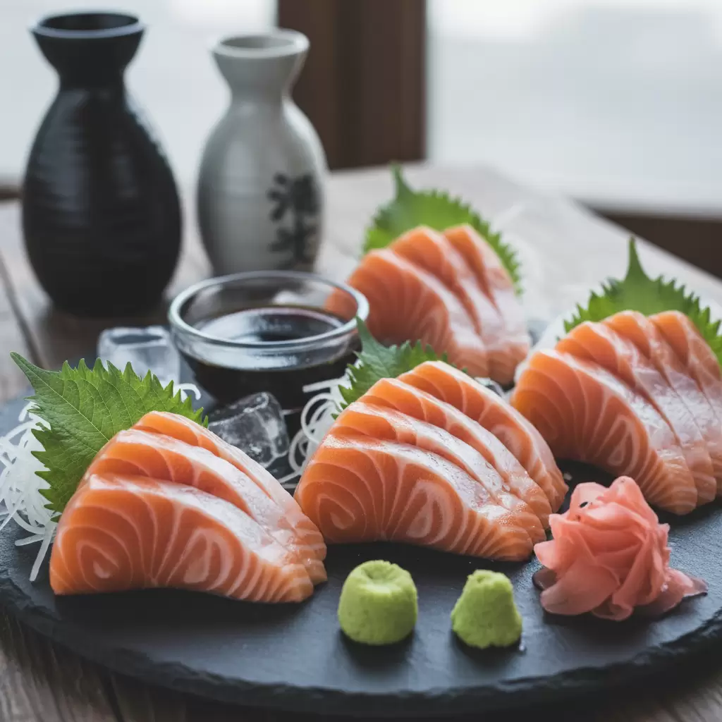 Kiểm tra độ tươi của sashimi là yếu tố then chốt khi lựa chọn