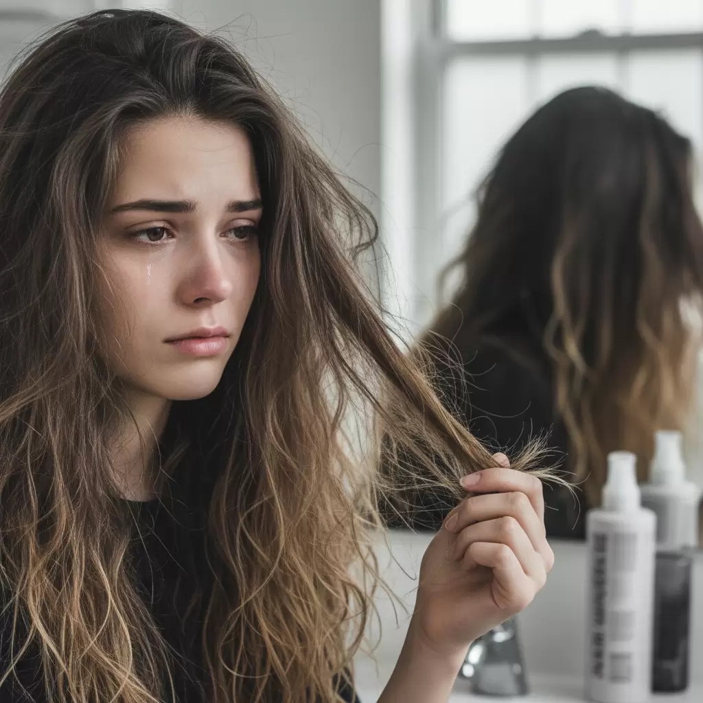 Tóc hư tổn nặng cần một quy trình chăm sóc chuyên sâu và kiên trì