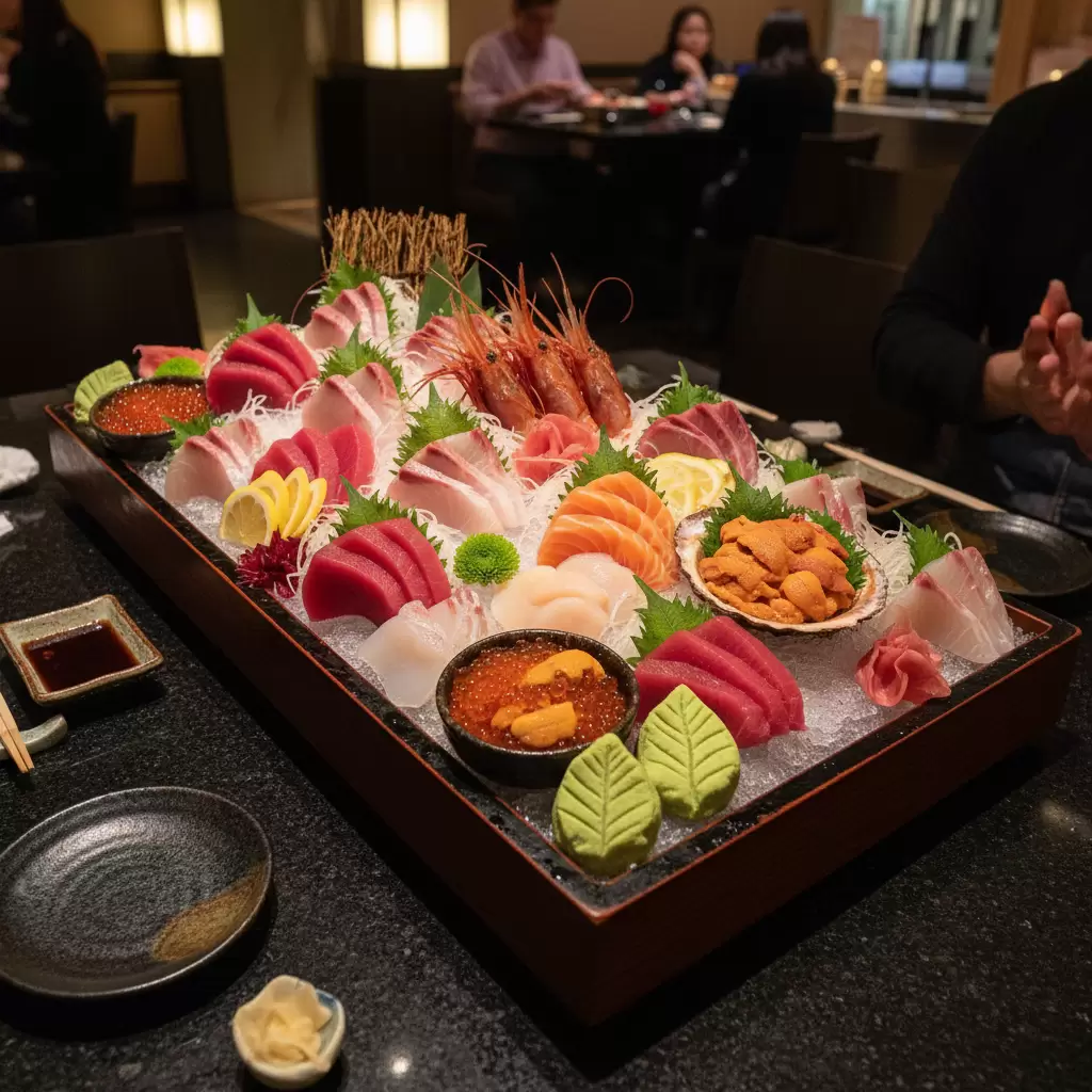 Các set lớn được thiết kế để tối ưu hóa chi phí và đa dạng hóa trải nghiệm ẩm thực