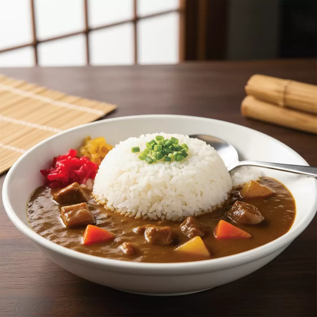 Cà ri Nhật Bản Curry Rice với hương vị ngọt dịu là món ăn quen thuộc và dễ dàng chinh phục mọi thực khách