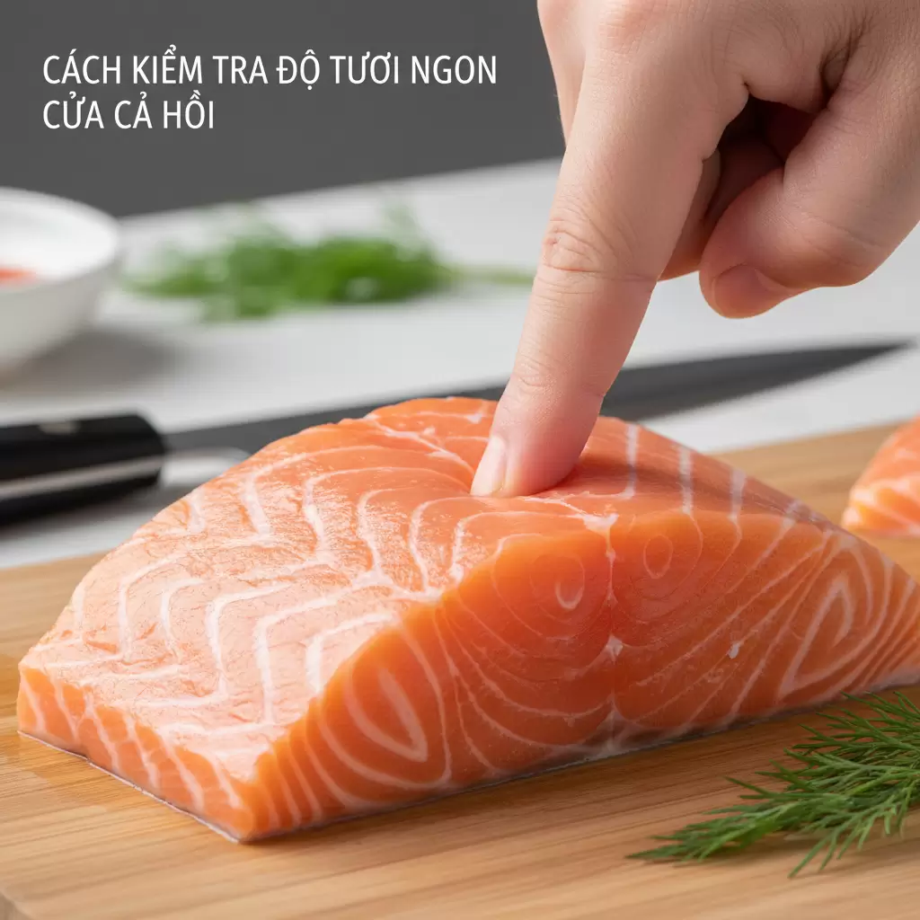 Độ tươi ngon của cá hồi là yếu tố quan trọng nhất khi đánh giá chất lượng sushi