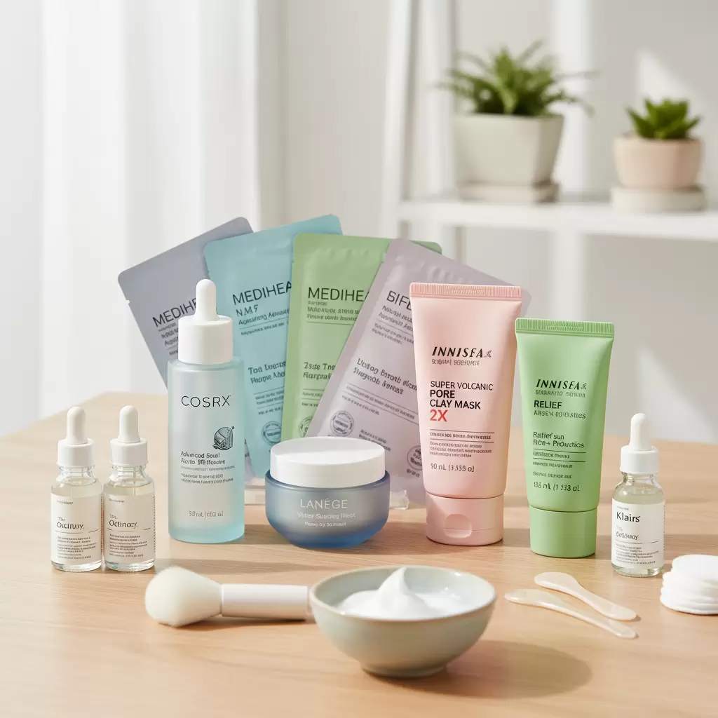 Các sản phẩm chăm sóc da mặt Skincare từ Hàn Quốc đang được giảm giá sâu