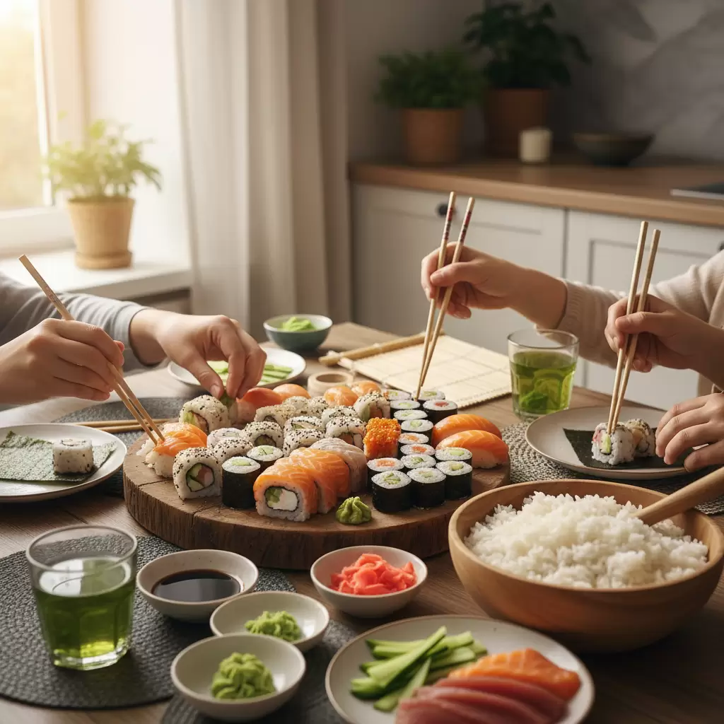 Tự làm món Nhật tại nhà giúp kiểm soát chất lượng và tiết kiệm chi phí