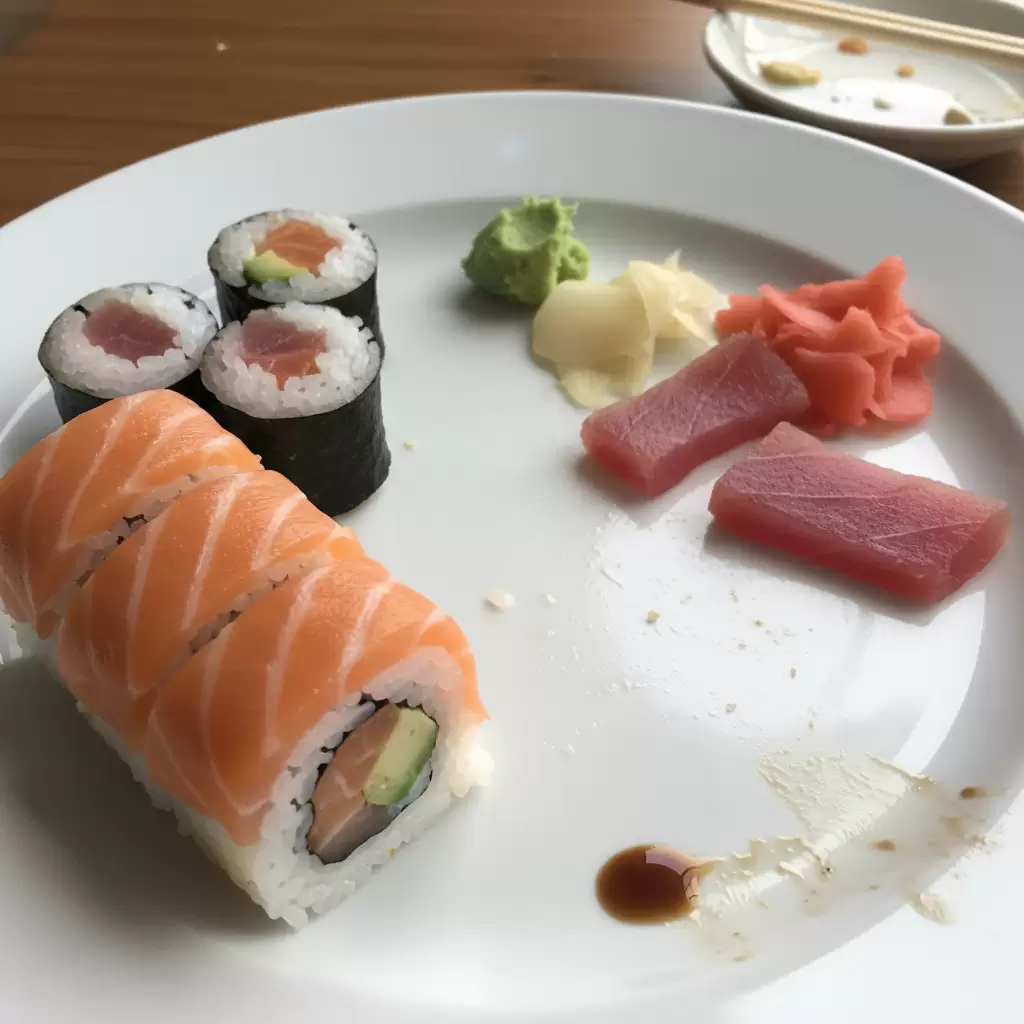 Sushi và Sashimi cần được bảo quản đúng cách ngay sau khi ăn để giữ độ tươi