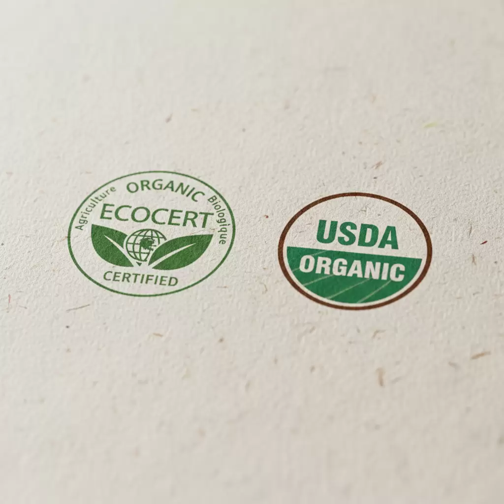 Các dấu chứng nhận quốc tế là bằng chứng xác thực và minh bạch cho nguồn gốc của mỹ phẩm Organic