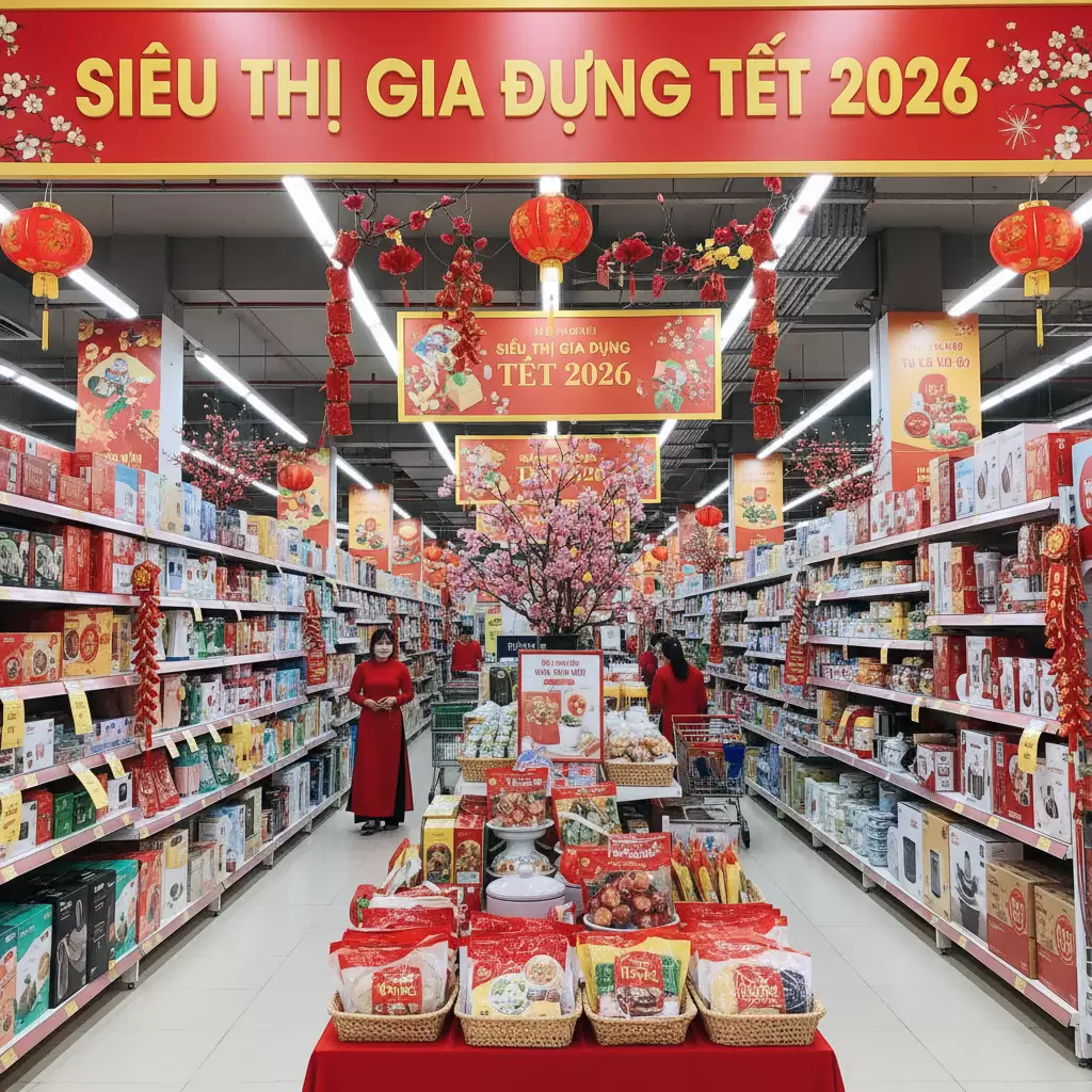 Siêu thị YCA Khởi Động Chương Trình Khuyến Mãi Mua Sắm Gia Dụng Đón Tết Nguyên Đán 2026