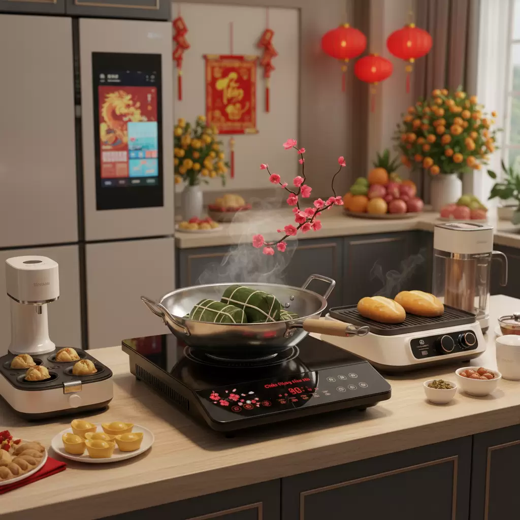 Các thiết bị nhà bếp hiện đại được ưu đãi giảm giá sâu trong dịp Tết