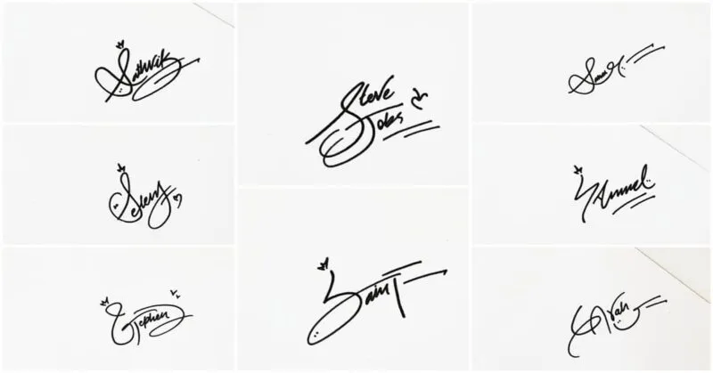 Yếu tố phong thủy đóng vai trò quan trọng trong việc thiết kế chữ ký